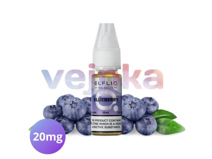 ELFLIQ Nic SALT Blueberry 10ml - 20mg