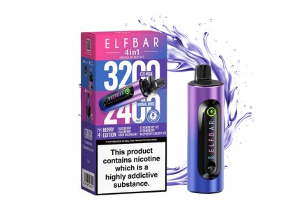 Elf Bar 4v1 Zariadenie + POD 4X - Berry Edition 20mg