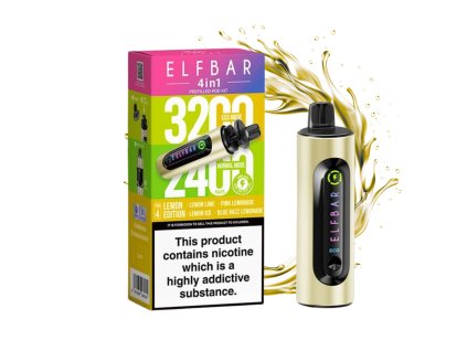 Elf Bar 4v1 Zariadenie + POD 4X - Lemon Edition 20mg