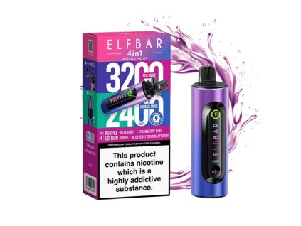 Elf Bar 4v1 Zariadenie + POD 4X - Purple Edition 20mg