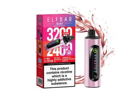 Elf Bar 4v1 Zariadenie + POD 4X - Red Edition 20mg