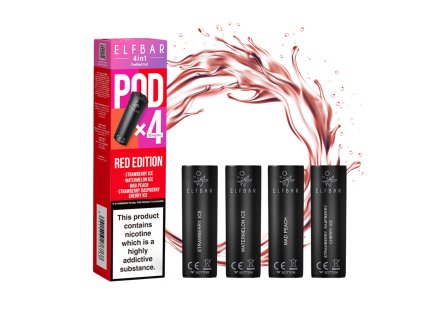 Elf Bar 4v1 POD 4X - Red Edition 20mg