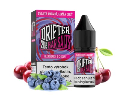 e napln drifter bar salt blueberry cherry 20 mg