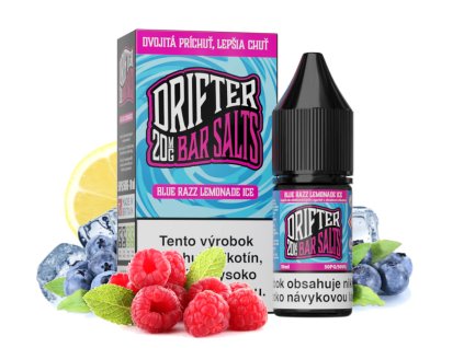 e napln drifter bar salt blue razz lemonade ice 20 mg