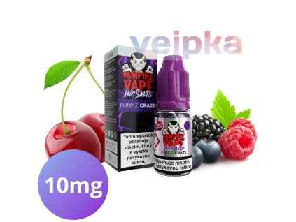 Vampire Vape Nic Salt Purple Craze 10ml - 10mg