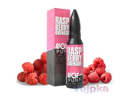 Shake and vape RIOT raspberry grenade