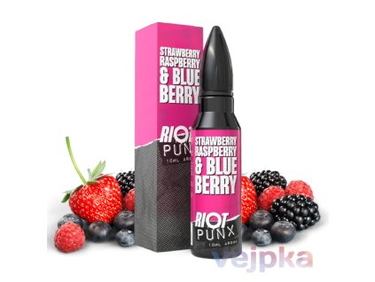 Shake and vape RIOT strawberry raspberry blue berry