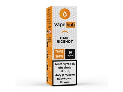 10ml vapehub base nicshot 70vg30pg 20mgml