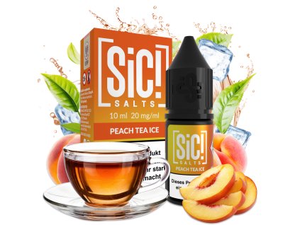 LIQUID SIC SALTS PEACH TEA ICE