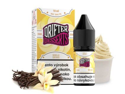 e napln drifter desserts salt vanilla custard 10 mg