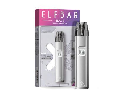 elfbar elfx 2 titanium silver 2