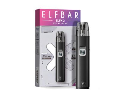 elfbar elfx 2 black zariadenie s obalom