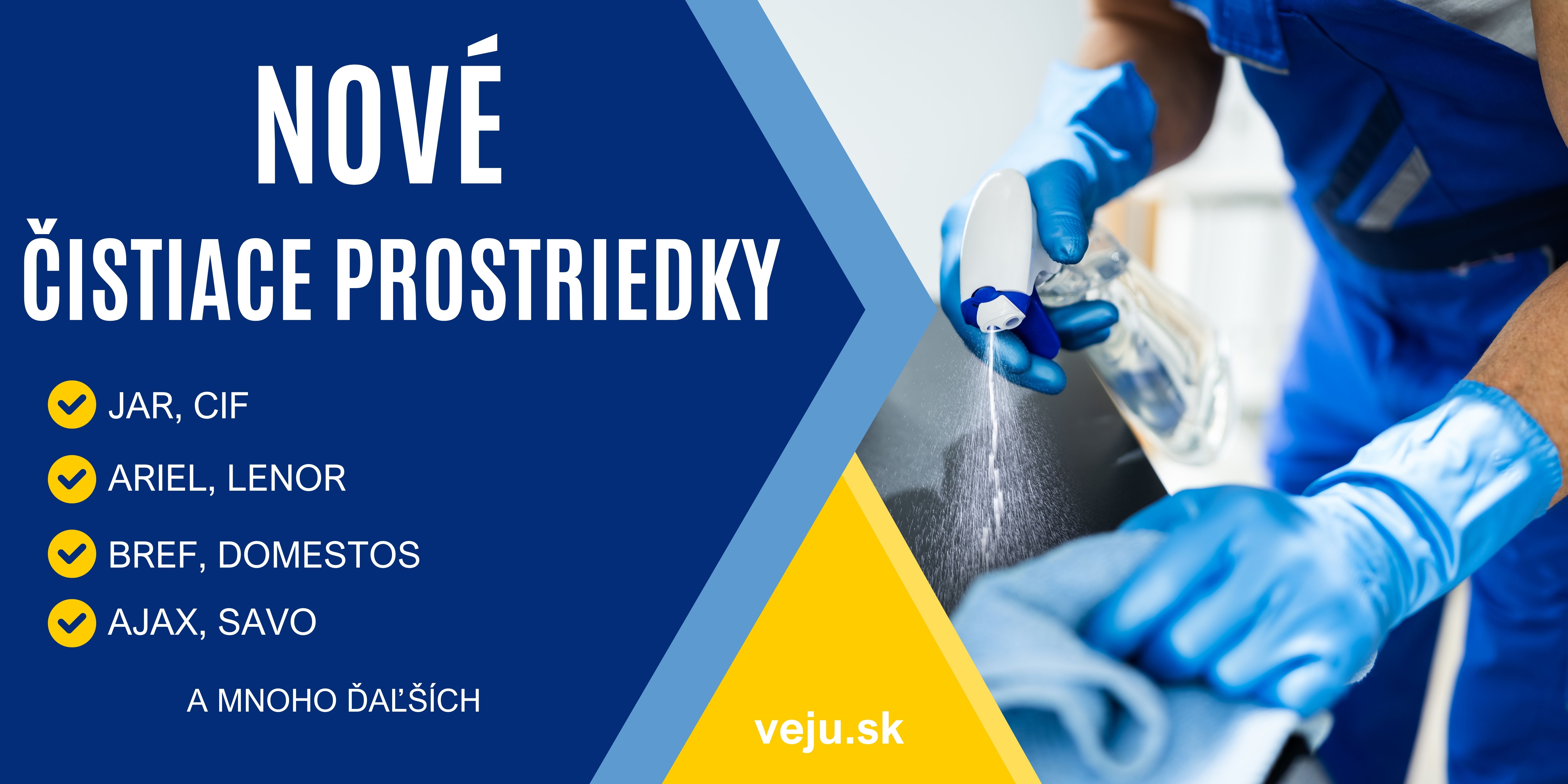 Nové čistiace prostriedky