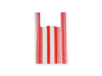 HDPE taška 25+12x45 cm pruhovaná 4kg 100ks