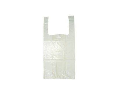 HDPE taška 25+12x47 cm biela 5kg PEVNÁ 100ks