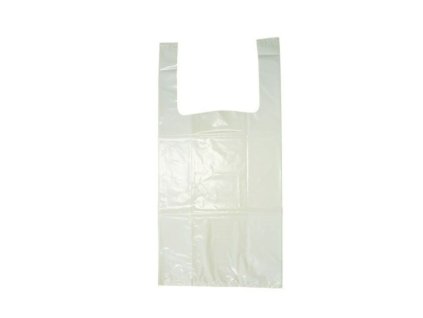 HDPE taška 30+16x52 cm biela 8kg 100ks