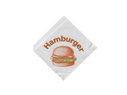 Papierové vrecko Hamburger 16x16cm 500ks