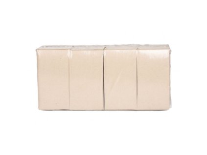 Servítky 33x33cm 2vrstvé hnedé 8f 250ks