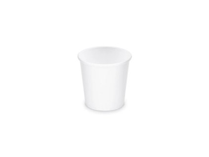 Papierový pohár biely, Ø62mm 110ml 50ks