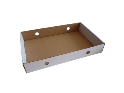 Krabica na zákusky, tortu 58x38x9cm biela 50ks