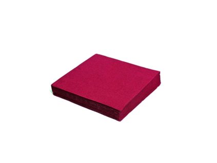 Servítky 33x33cm 2vrstv. bordové 4f 250ks