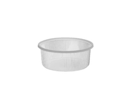 Miska (PP) okrúhla priehľadná Ø101mm 200ml 100 ks