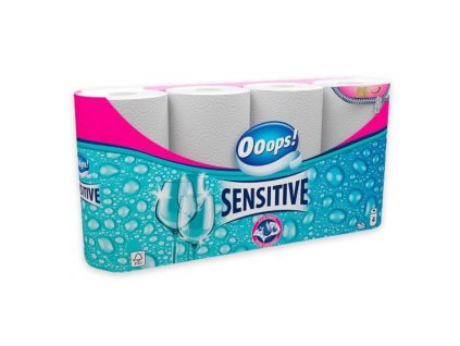 Kuchynské utierky Ooops! Sensitive 2vrstv. 4ks