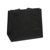 Taška 35+20x34 cm BIO jednofarebná čierna