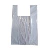 LDPE taška 30+18x52 cm košieľková biela 30my 100ks