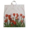 LDPE taška 42+5x47 cm s potlačou Tulipány EXTRA PEVNÁ 25ks
