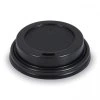 Viečko na pohár vypuklé Ø73mm čierne 100ks