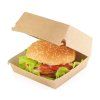 Box na burger Kraft 120x120x70mm 50ks