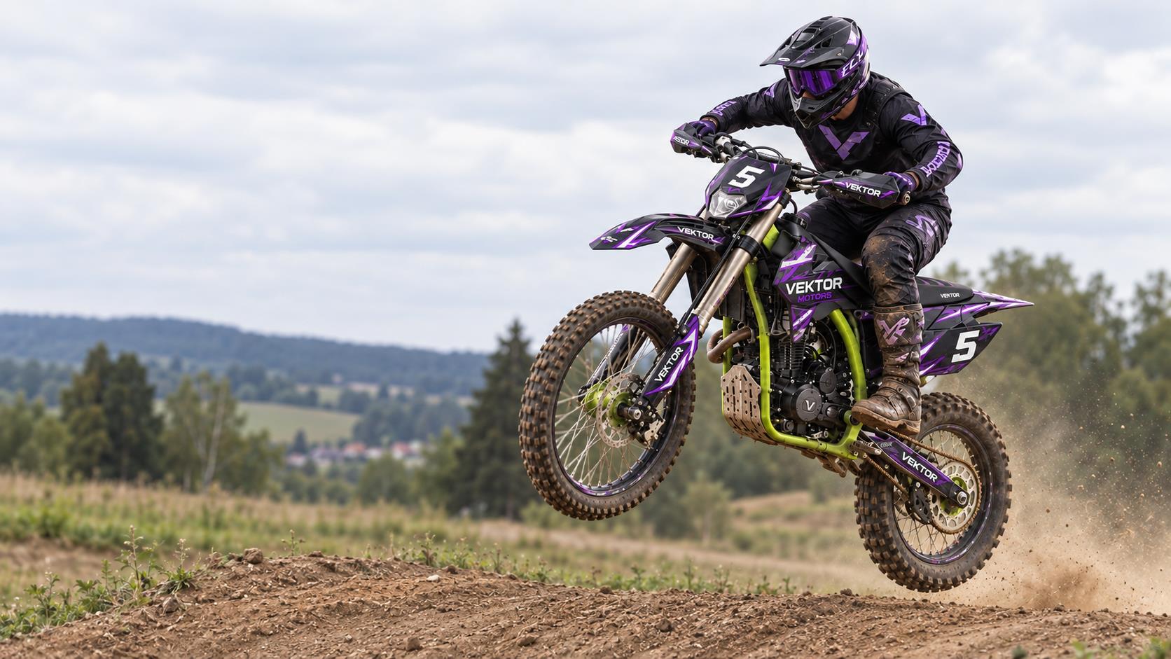 Prémiová terénní motorka VEKTOR MOTORS