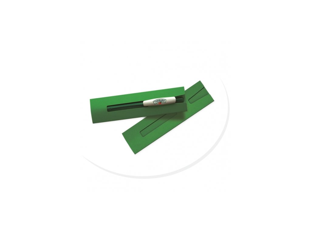 Papírové pouzdro na jedno pero E1 zelené