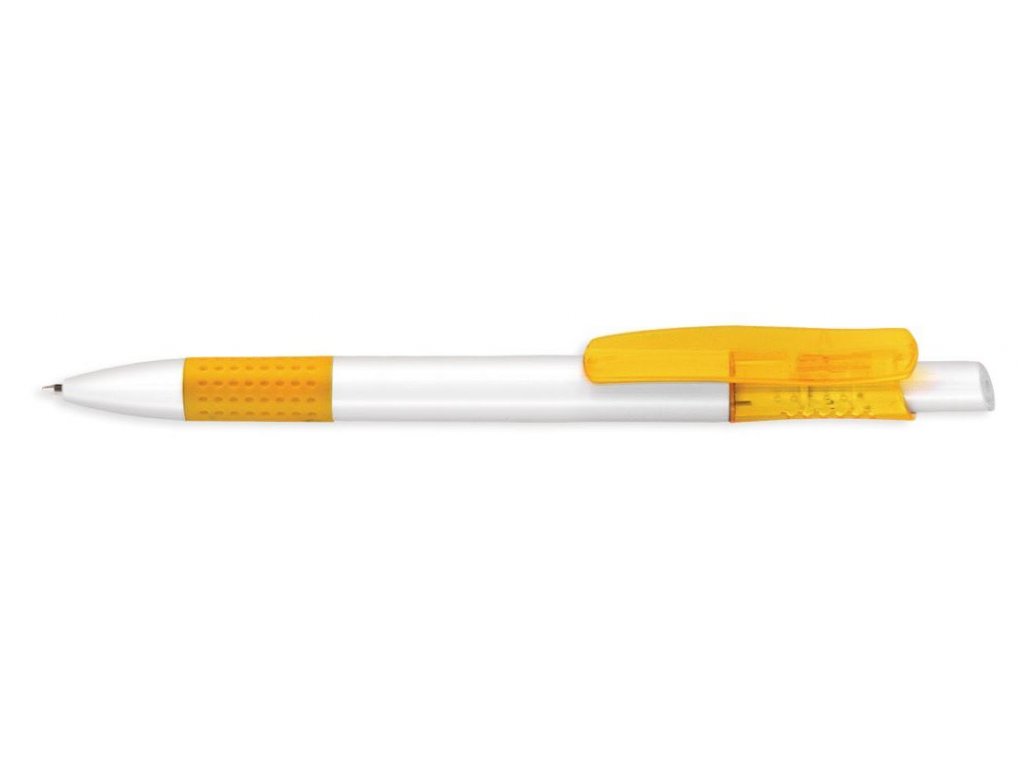 Kuličkové pero TIBI RUBBER Žluté