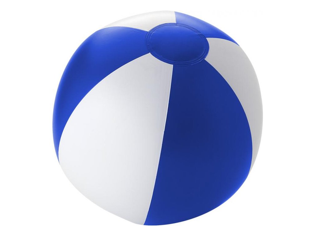 Plážový míč, bílo modrý