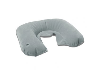 Nafukovací polštářek Velur, šedý