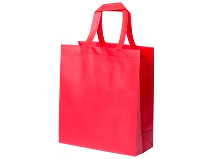 Taška nákupní laminovaná, červená