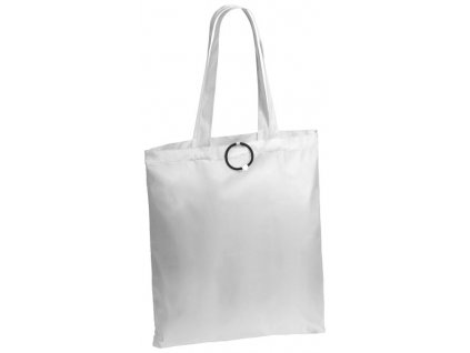 Skládací taška s gumičkou, bílá