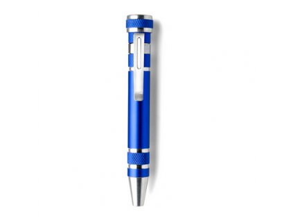Pero ve tvaru šroubováku modré