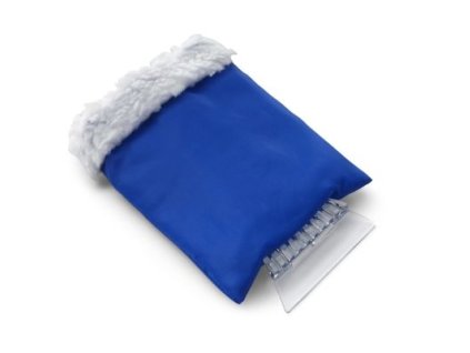 Autoškrabka s rukavicí, modrá