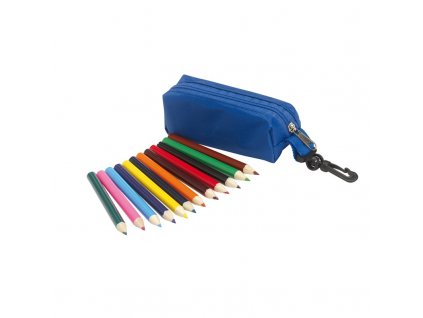 Sada 12 ks pastelek SMALL IDEA v modrém pouzdře