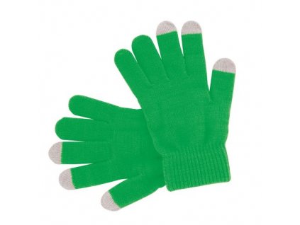 Dotykové rukavice, zelené