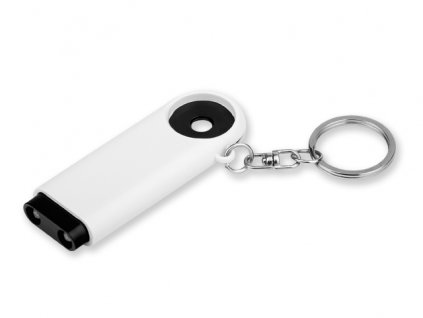 Přívěsek s žetonem a LED, Černá