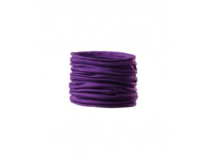 Trendový elastický tubulární šátek fialový