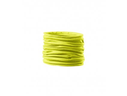 Trendový elastický tubulární šátek neonově žlutá