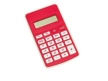 Kalkulačka červená