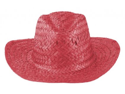 Plážový klobouk červený