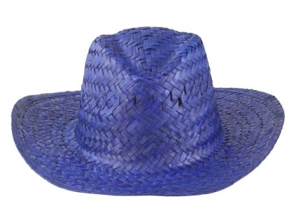 Plážový klobouk modrý