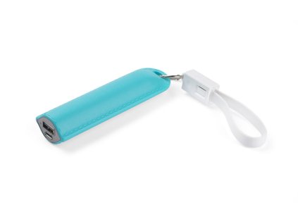 Power banka TINATI 2600 mAh, tyrkysová